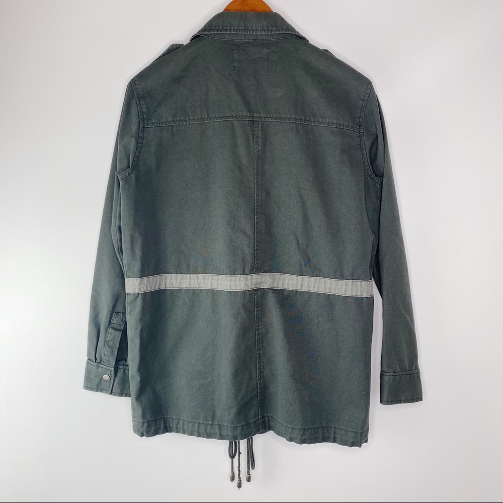 Life In Progress Green Utility Jacket - Picture 2 of 8